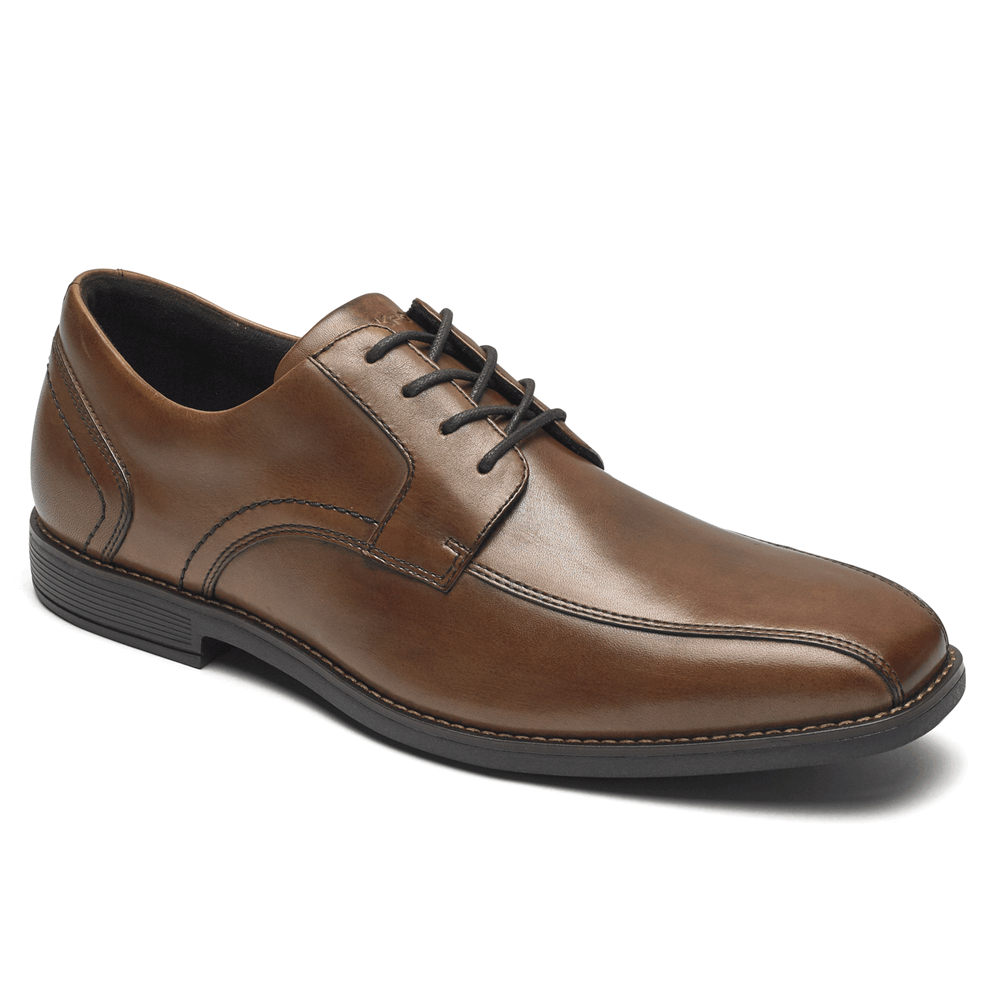 Oxfords Rockport Hombre Mexico - Slayter Bike Toe Marrom - XDQIA9453